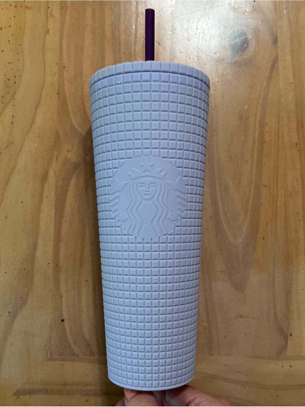 Starbucks Lilac Cold Cup Lavender Purple Tumbler Matte Cold Cup 24oz NEW
